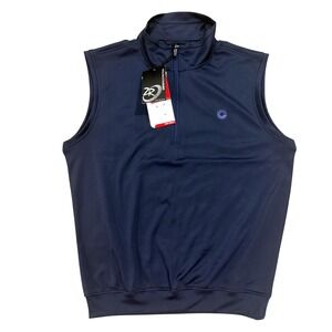 Zero Restriction Airflow Vest Mens Small Navy NWT 0147 Quarter Zip Golf Layer